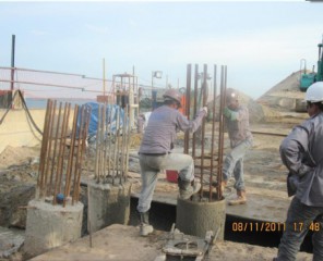 Bore Piling for Berths Construction @ Universal Terminal
